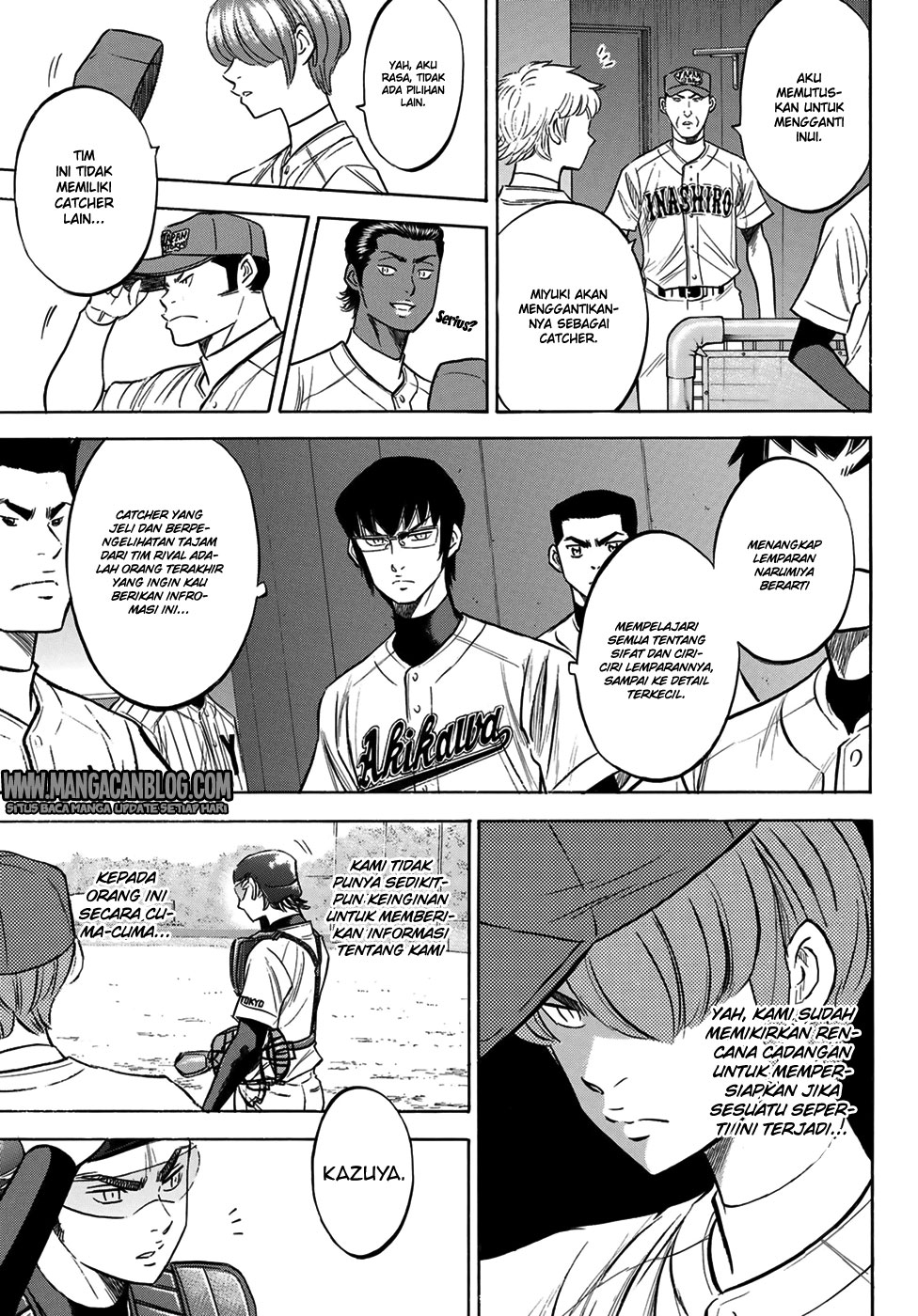 Diamond no Ace Act 2 — Chapter 108, halaman 7