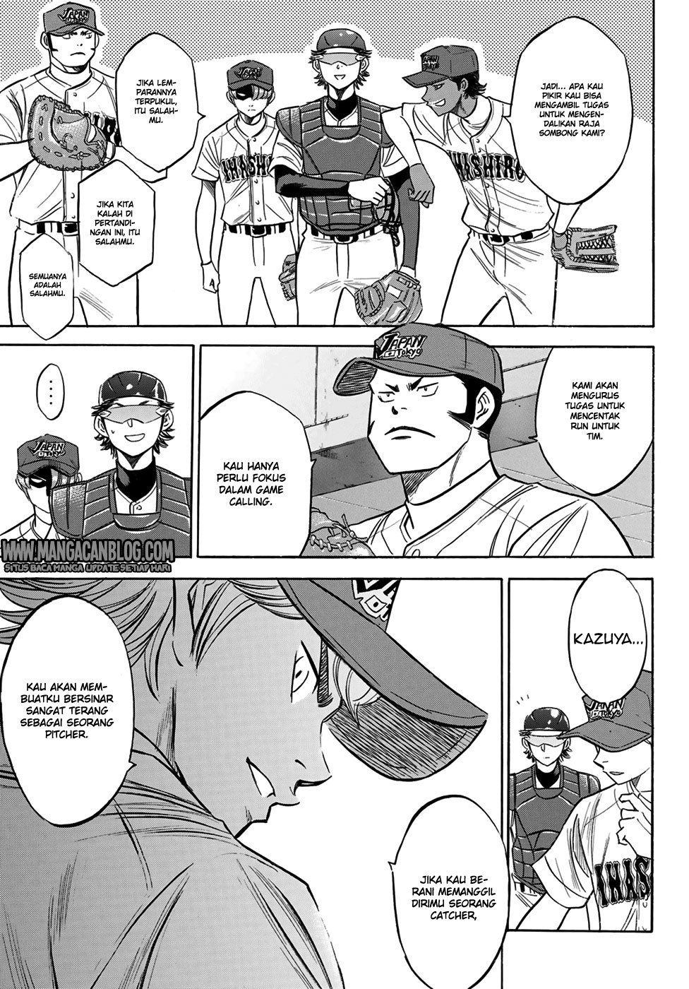 Diamond no Ace Act 2 — Chapter 108, halaman 9