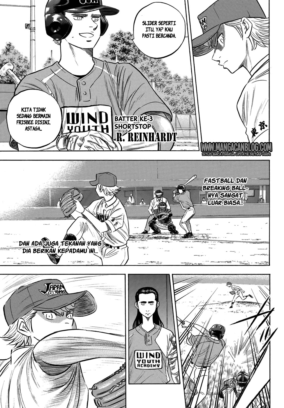 Diamond no Ace Act 2 — Chapter 107, halaman 4