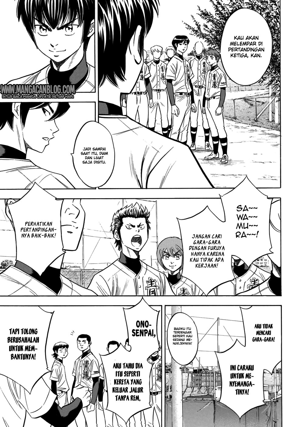 Diamond no Ace Act 2 — Chapter 105, halaman 5