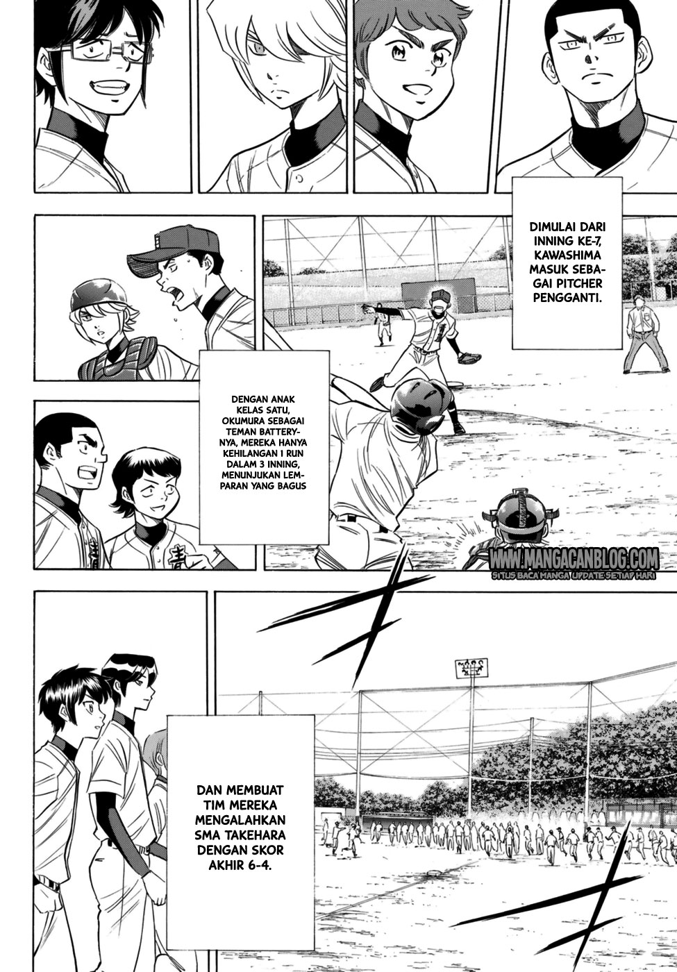 Diamond no Ace Act 2 — Chapter 101, halaman 18