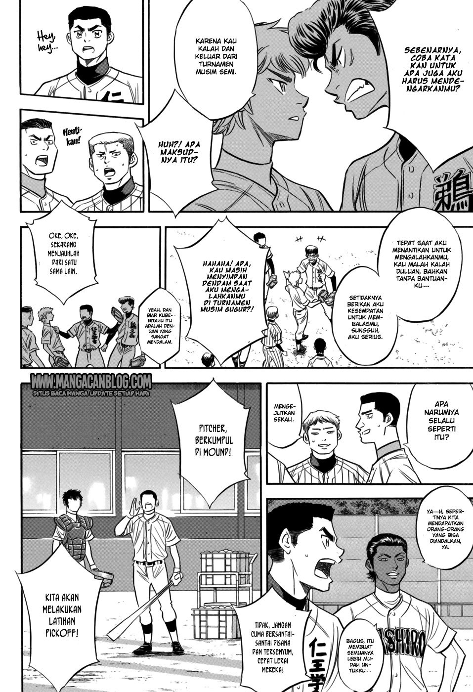 Diamond no Ace Act 2 — Chapter 99, halaman 10