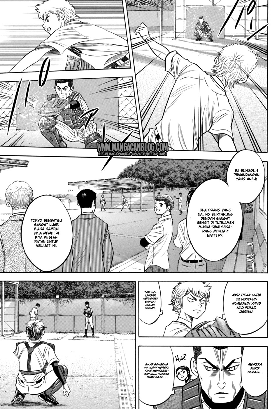 Diamond no Ace Act 2 — Chapter 99, halaman 19