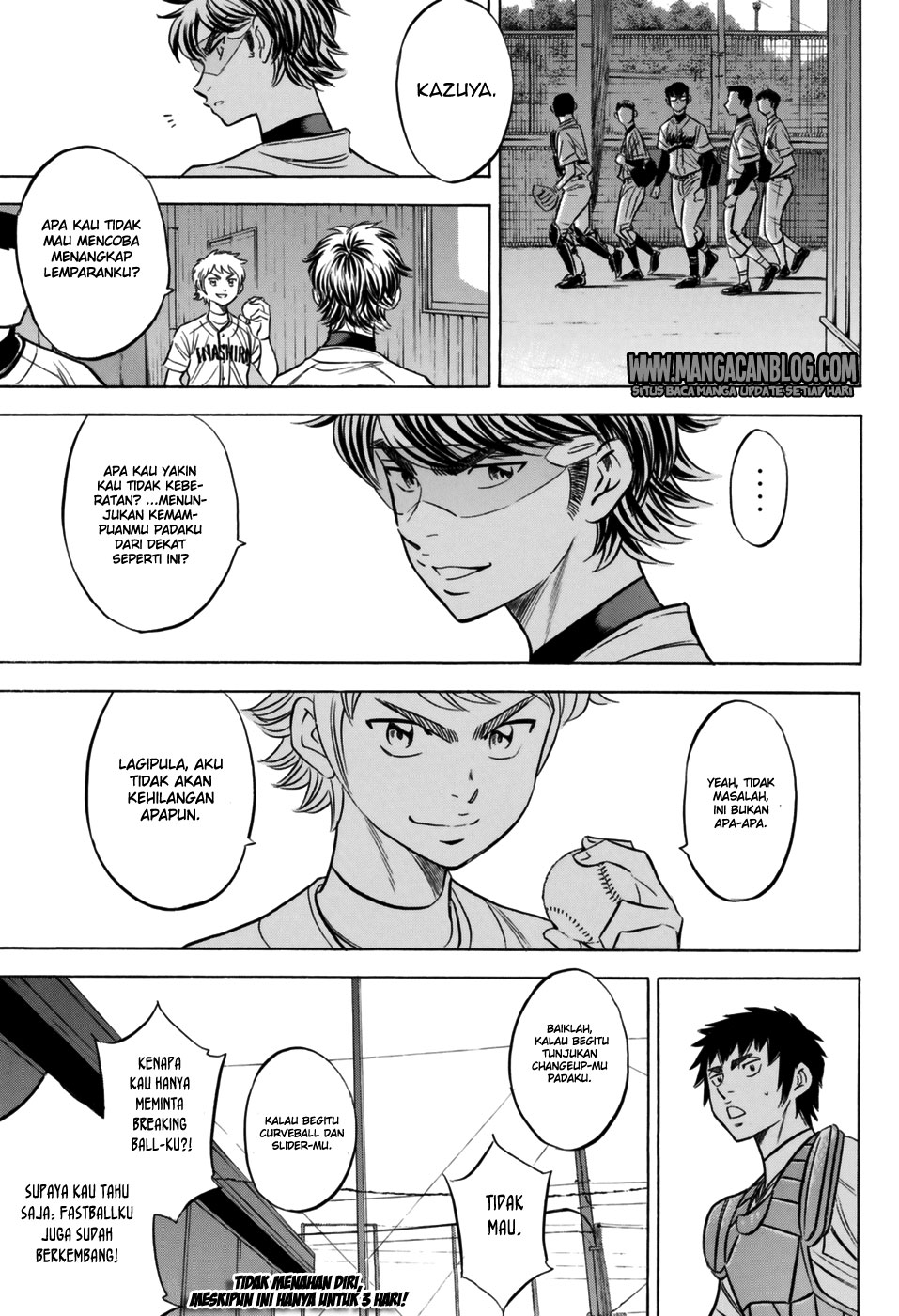 Diamond no Ace Act 2 — Chapter 99, halaman 23