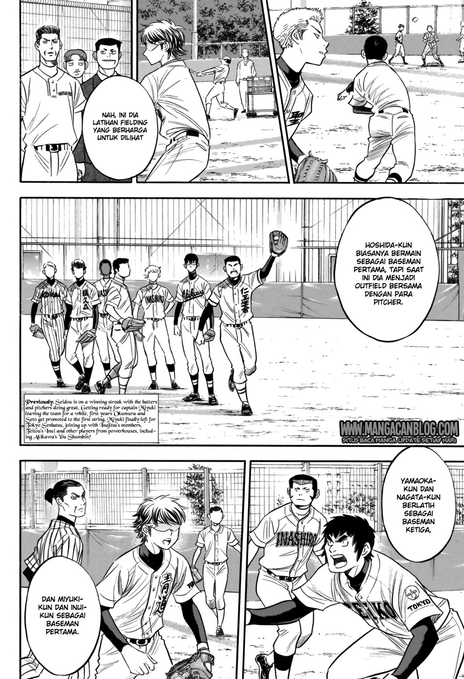 Diamond no Ace Act 2 — Chapter 99, halaman 4