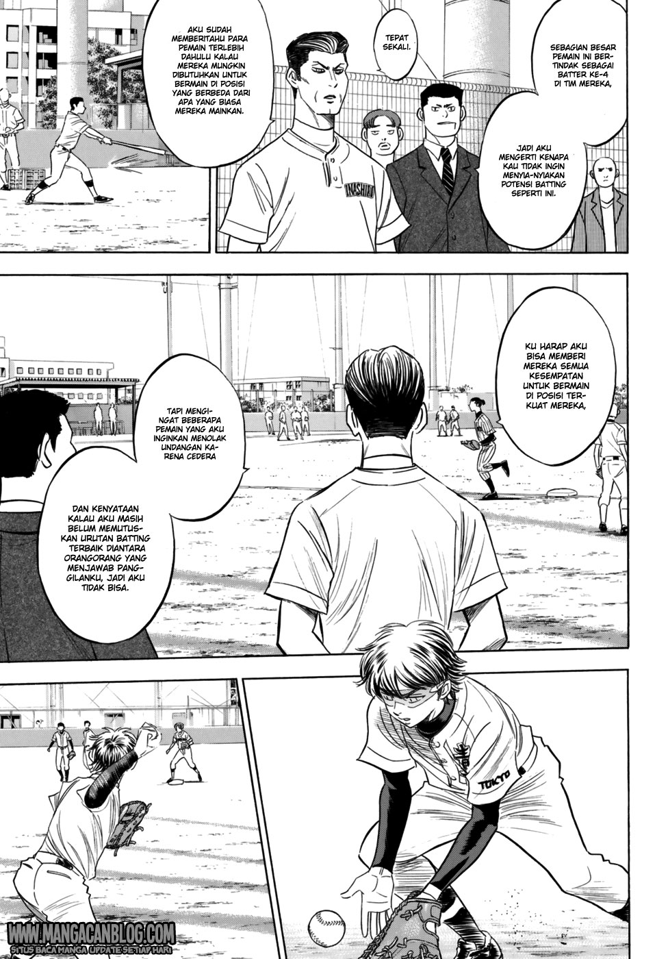 Diamond no Ace Act 2 — Chapter 99, halaman 5