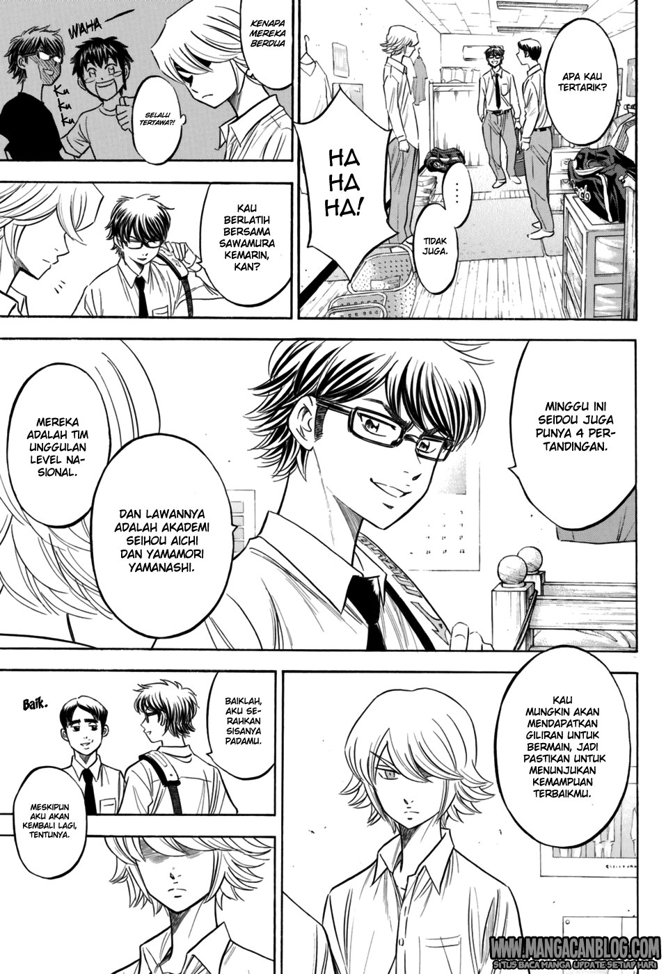 Diamond no Ace Act 2 — Chapter 98, halaman 3
