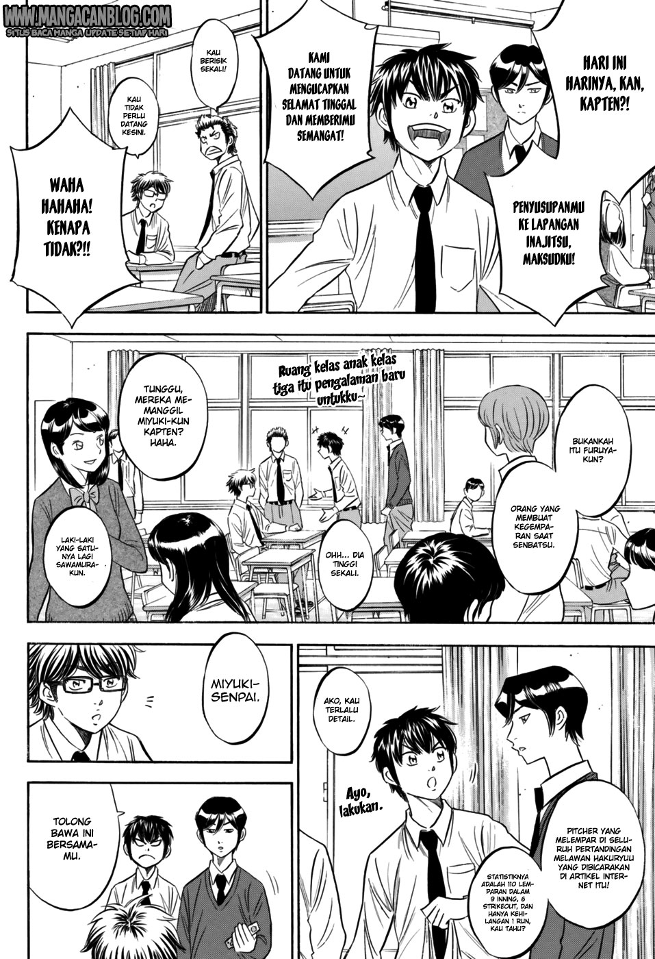 Diamond no Ace Act 2 — Chapter 98, halaman 6