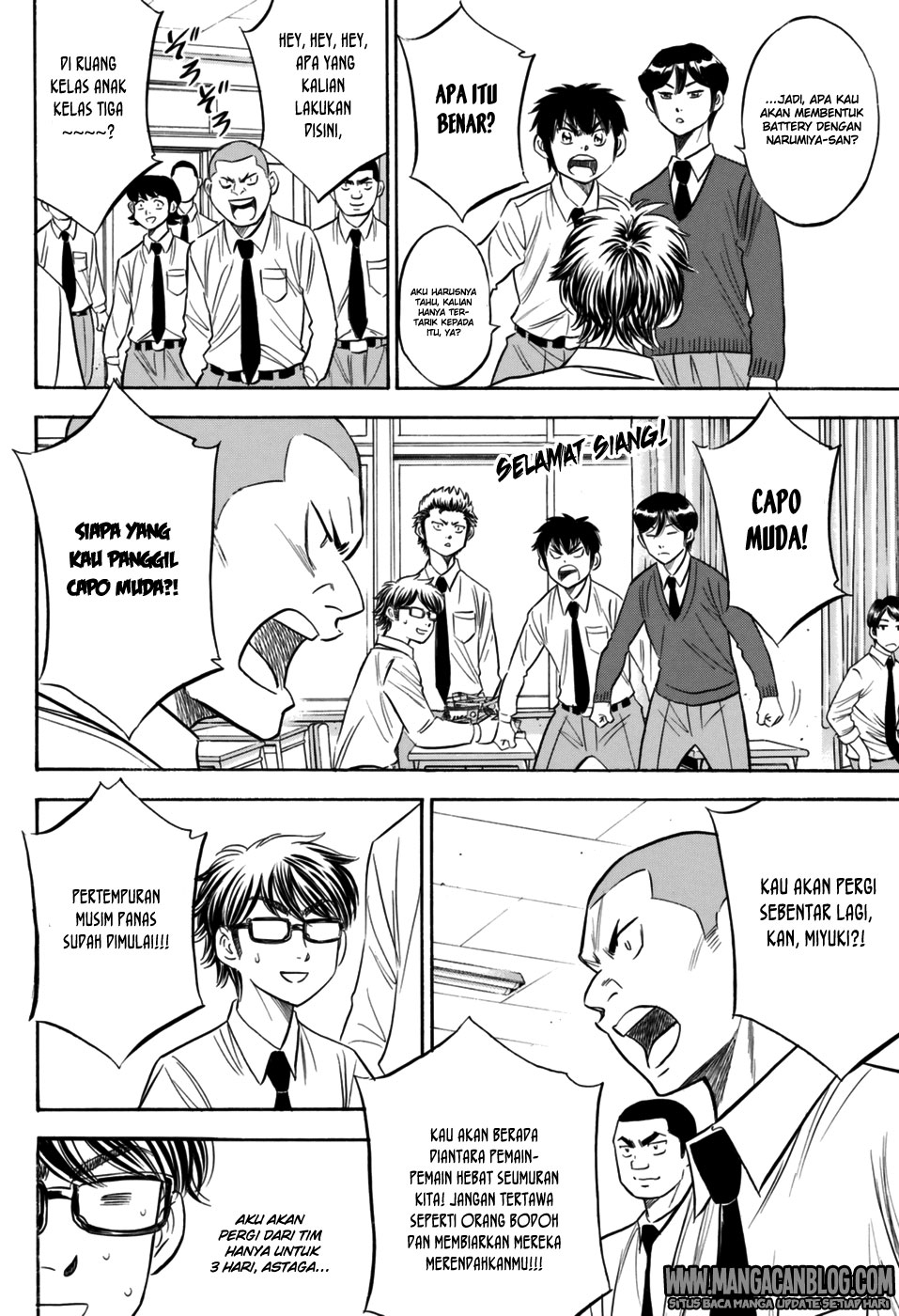 Diamond no Ace Act 2 — Chapter 98, halaman 8