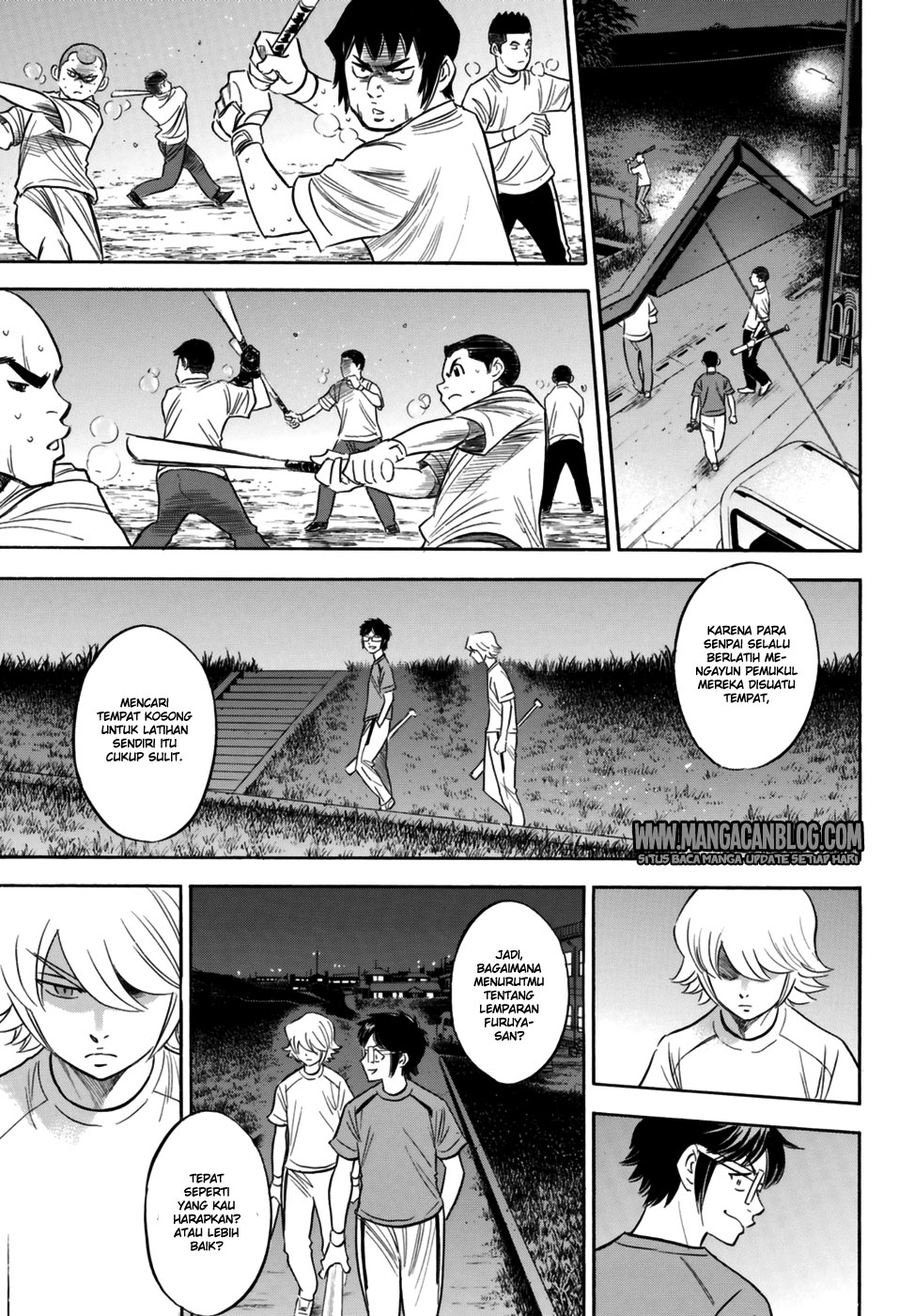 Diamond no Ace Act 2 — Chapter 97, halaman 9