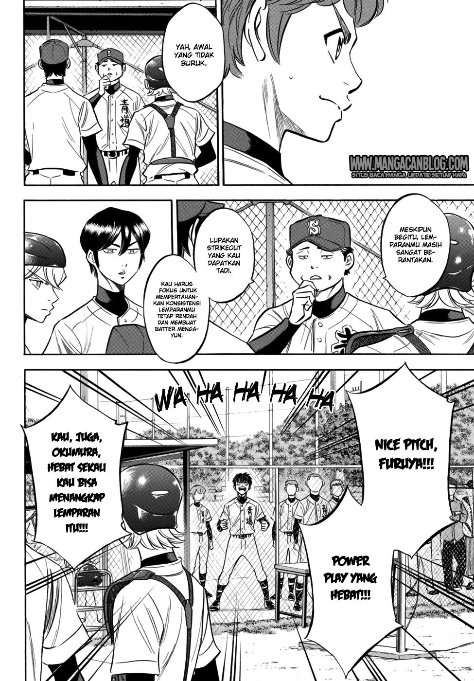 Diamond no Ace Act 2 — Chapter 95, halaman 12