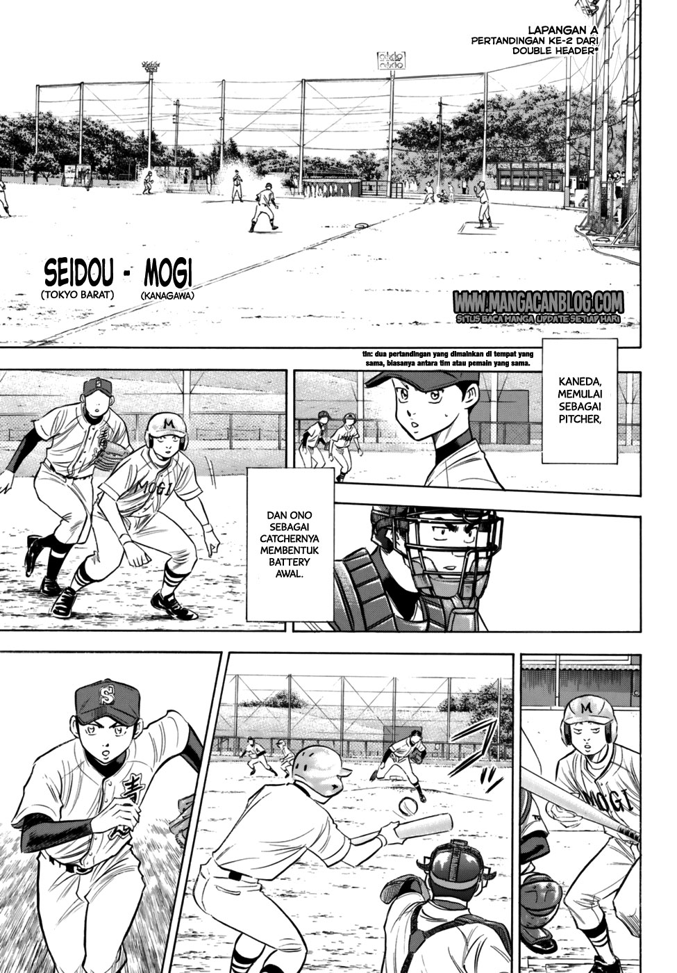 Diamond no Ace Act 2 — Chapter 95, halaman 15