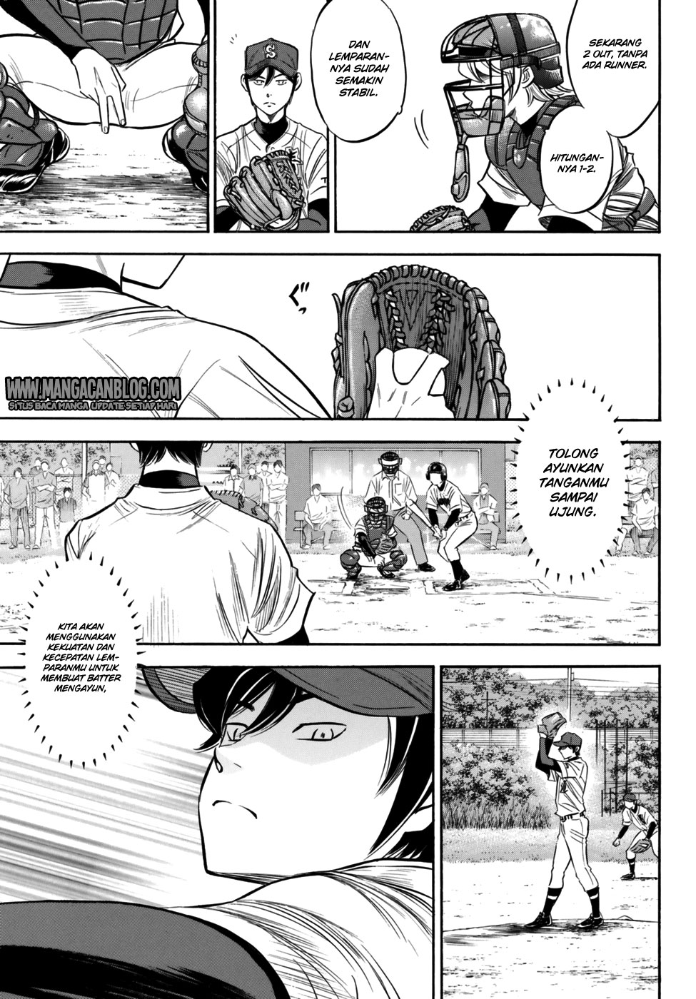 Diamond no Ace Act 2 — Chapter 95, halaman 3