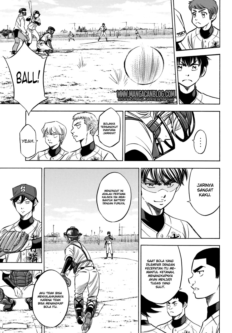 Diamond no Ace Act 2 — Chapter 95, halaman 5