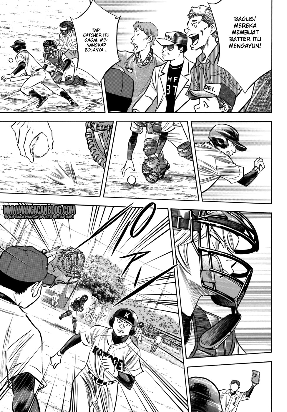Diamond no Ace Act 2 — Chapter 95, halaman 9