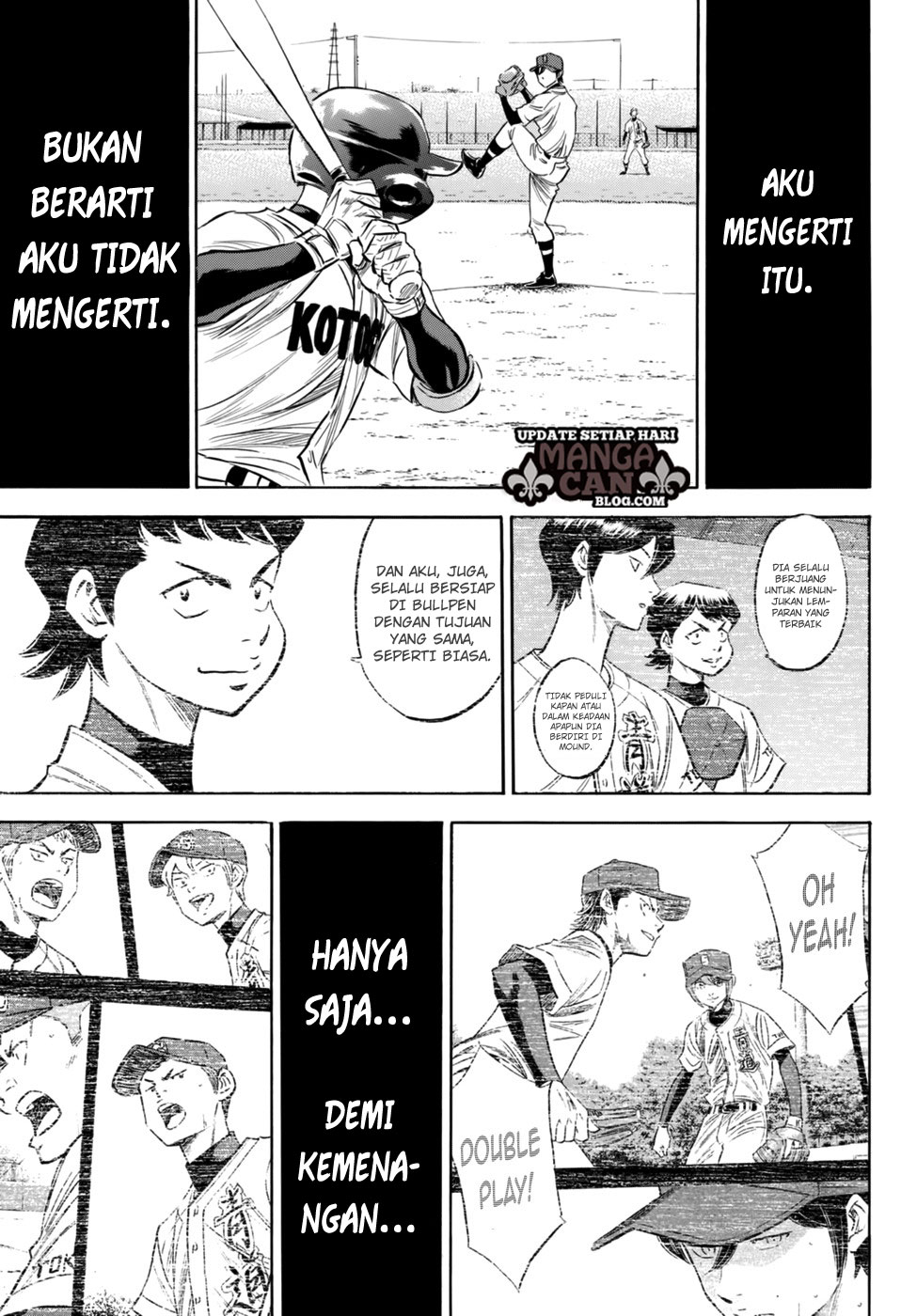 Diamond no Ace Act 2 — Chapter 94, halaman 15