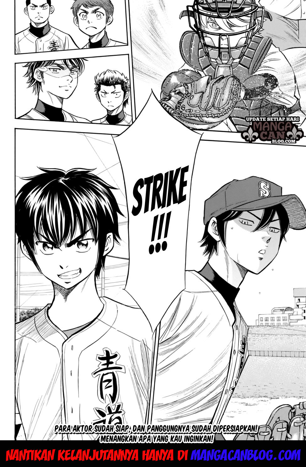 Diamond no Ace Act 2 — Chapter 94, halaman 19