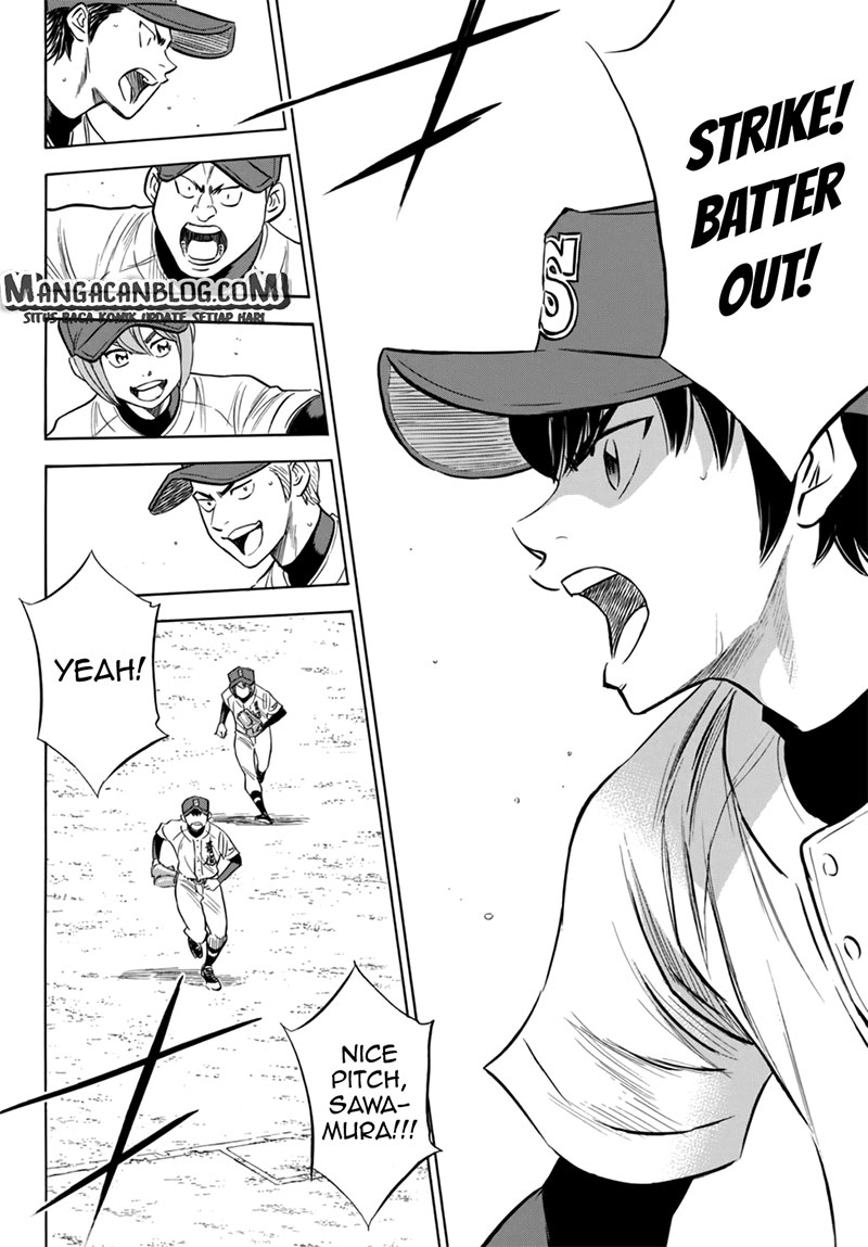 Diamond no Ace Act 2 — Chapter 93, halaman 9