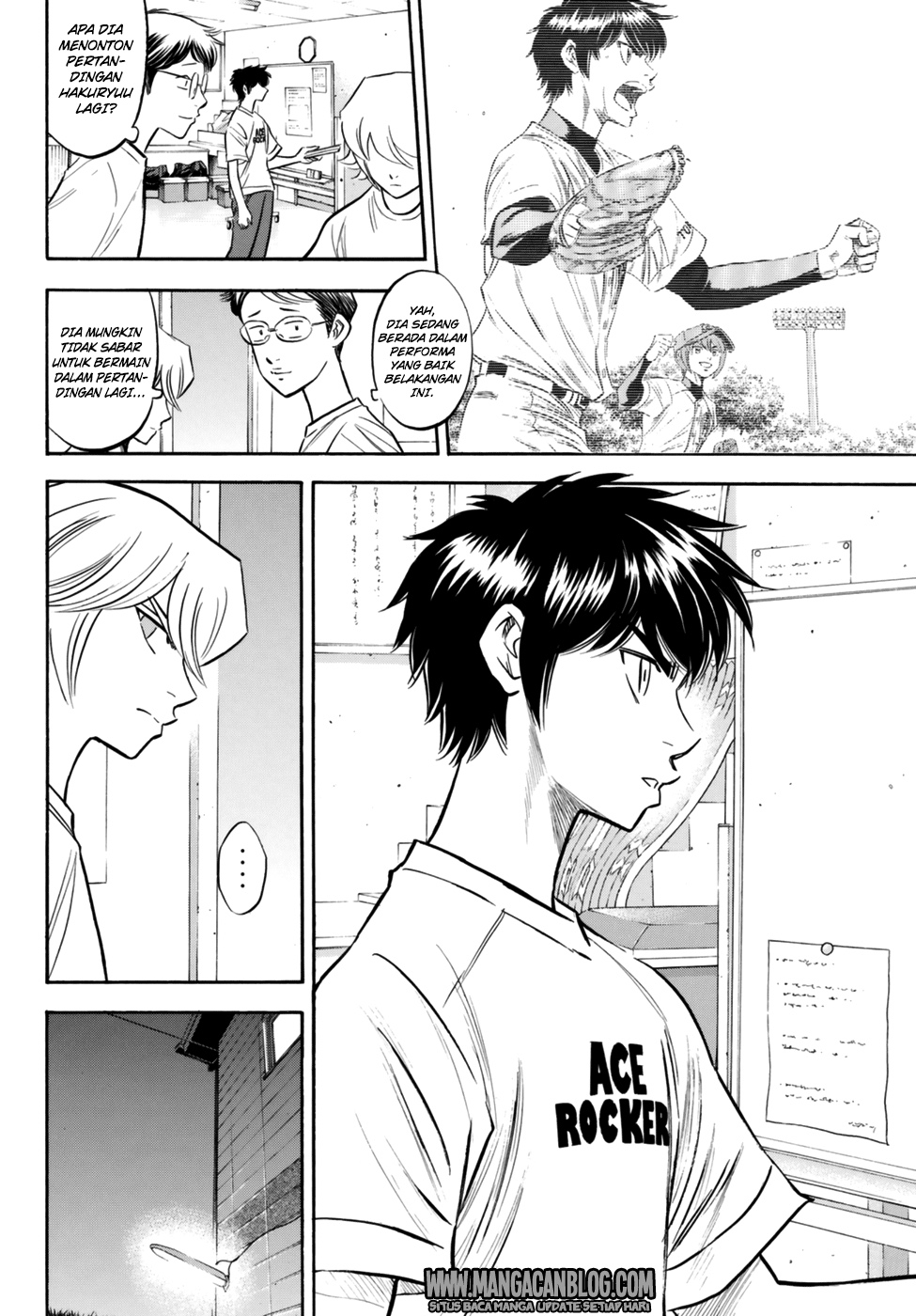 Diamond no Ace Act 2 — Chapter 92, halaman 18
