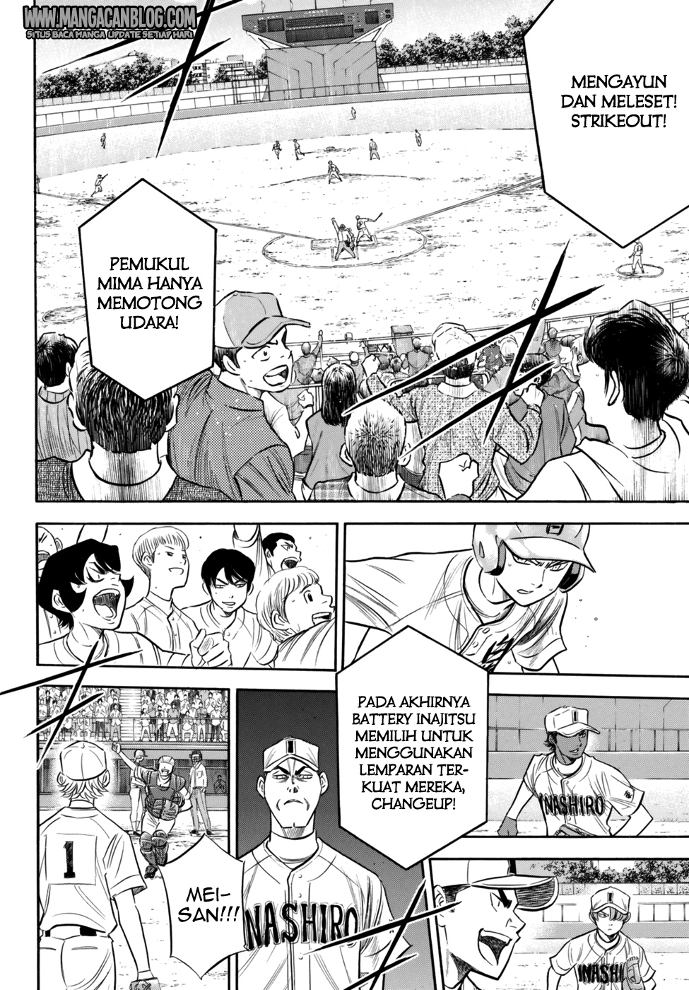 Diamond no Ace Act 2 — Chapter 92, halaman 8