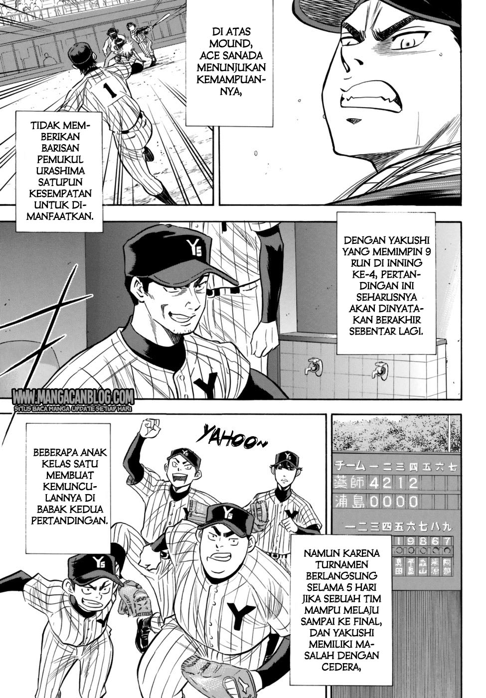 Diamond no Ace Act 2 — Chapter 90, halaman 10