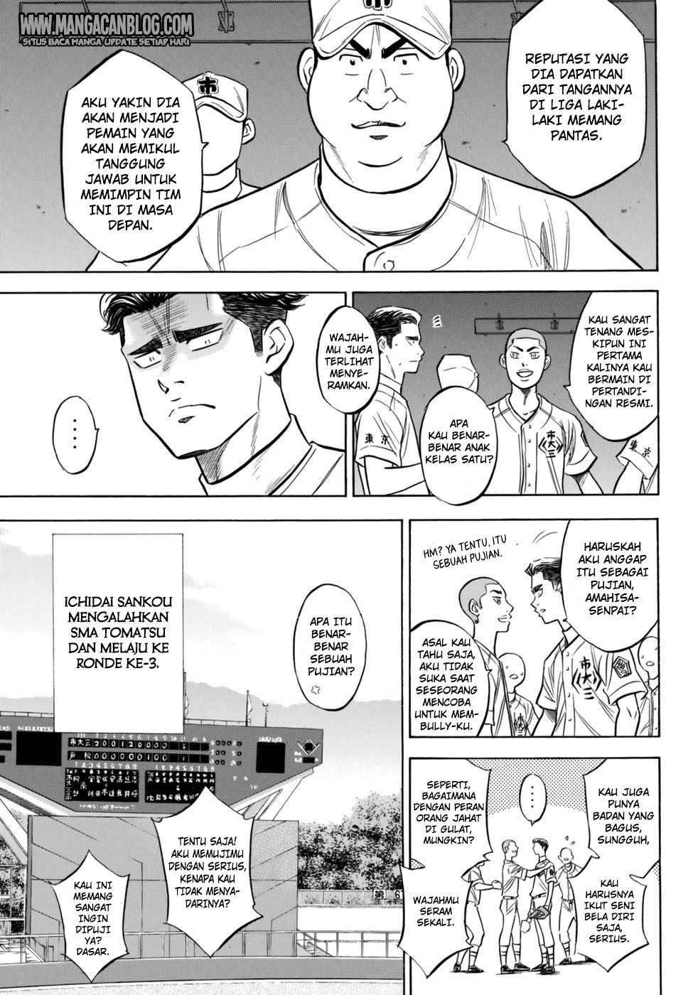 Diamond no Ace Act 2 — Chapter 90, halaman 14