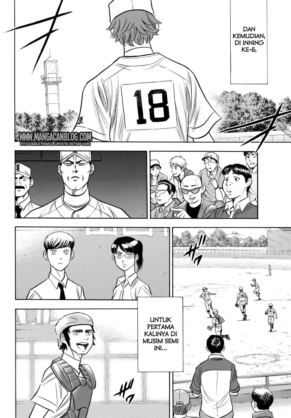 Diamond no Ace Act 2 — Chapter 90, halaman 19