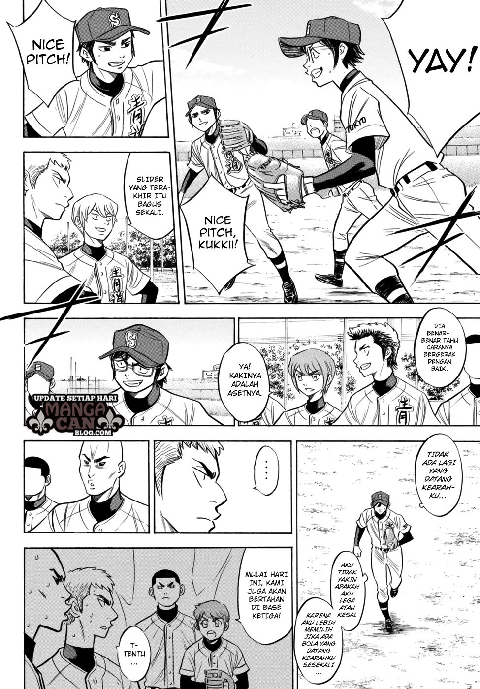Diamond no Ace Act 2 — Chapter 89, halaman 6