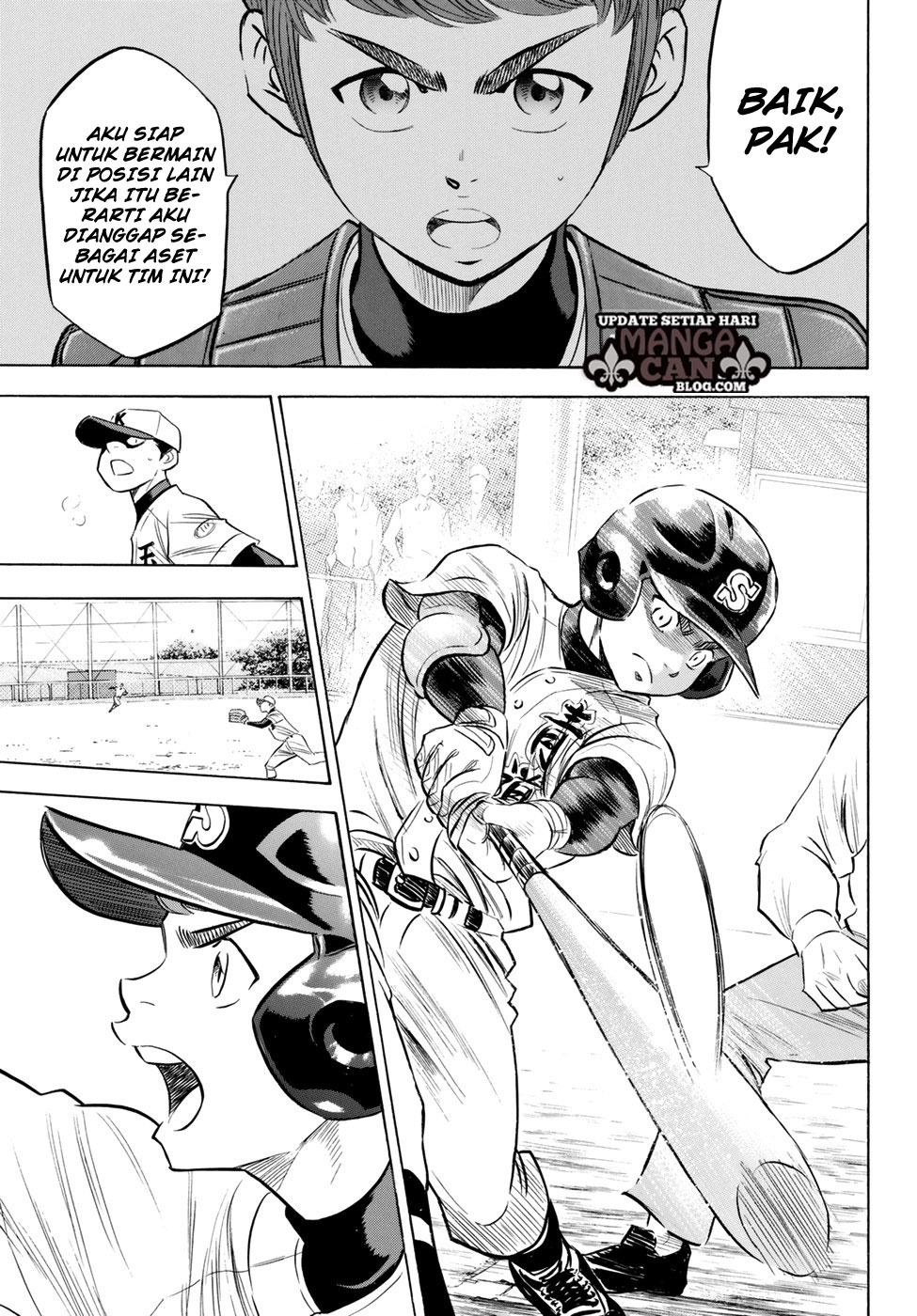 Diamond no Ace Act 2 — Chapter 86, halaman 15