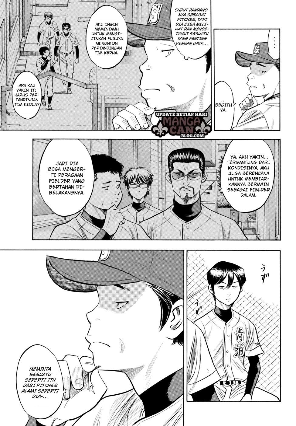 Diamond no Ace Act 2 — Chapter 86, halaman 19