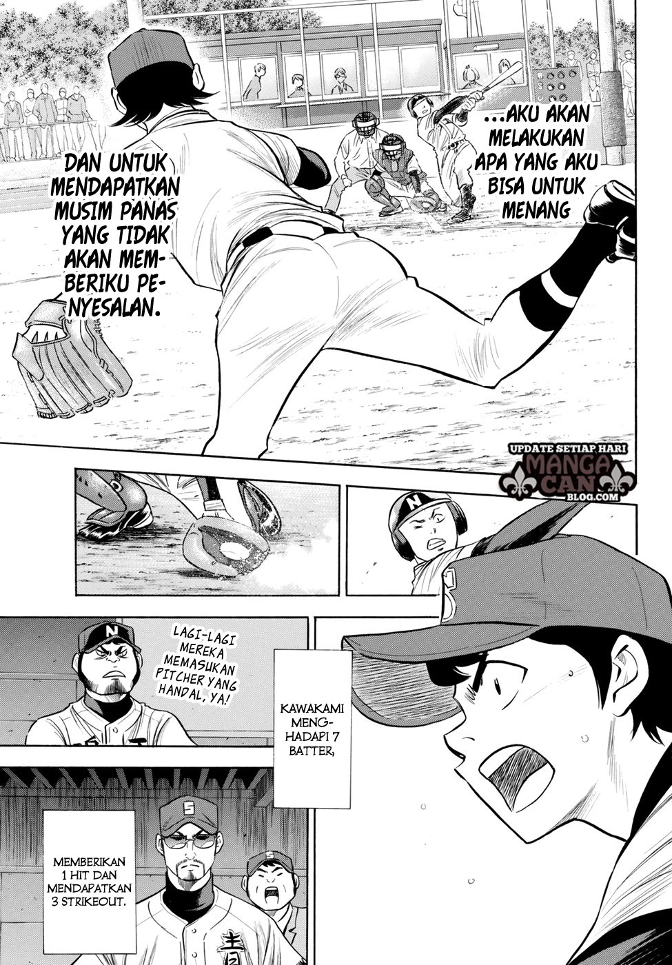 Diamond no Ace Act 2 — Chapter 85, halaman 11