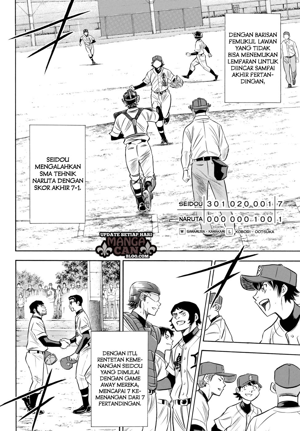 Diamond no Ace Act 2 — Chapter 85, halaman 12