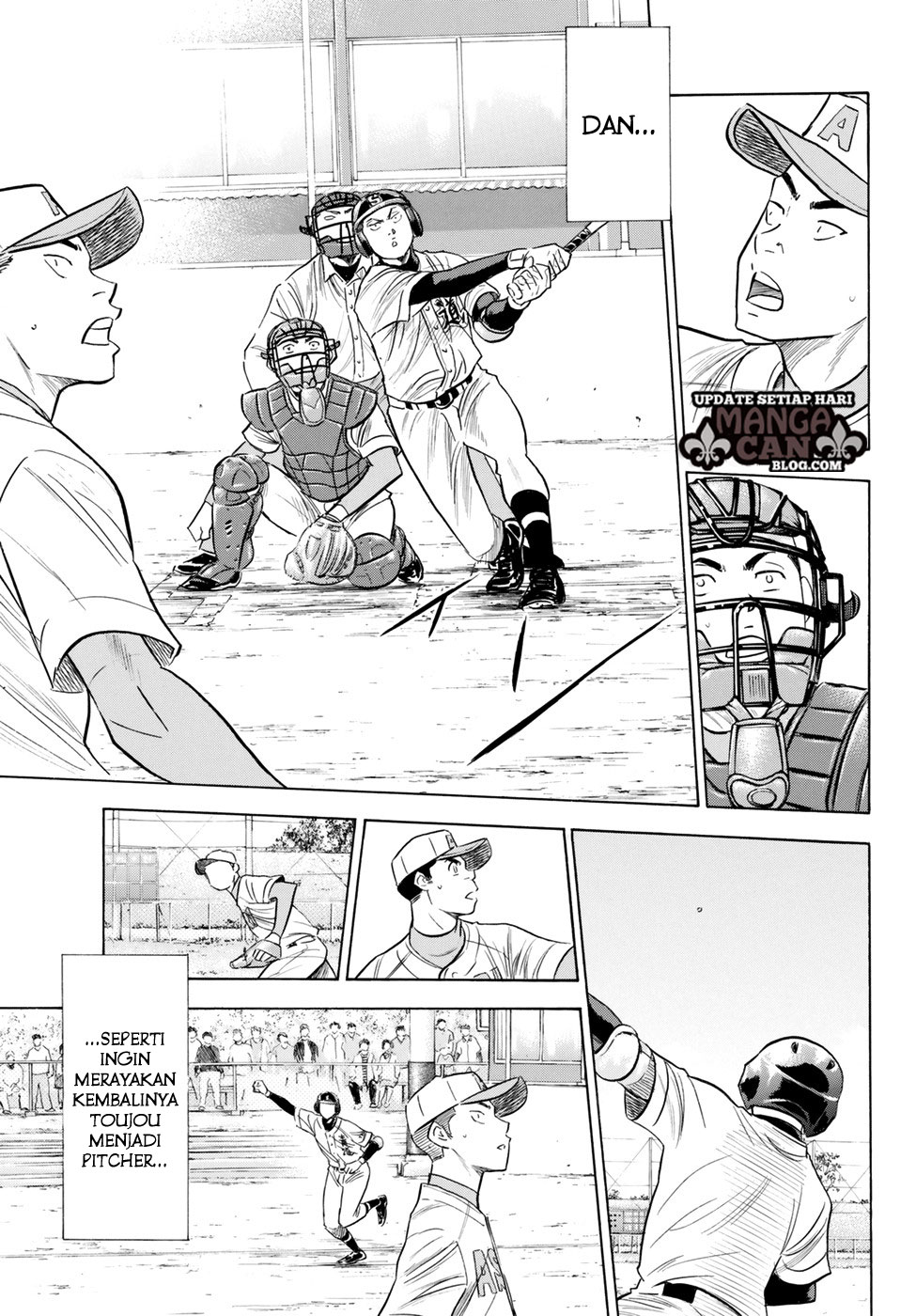 Diamond no Ace Act 2 — Chapter 85, halaman 19