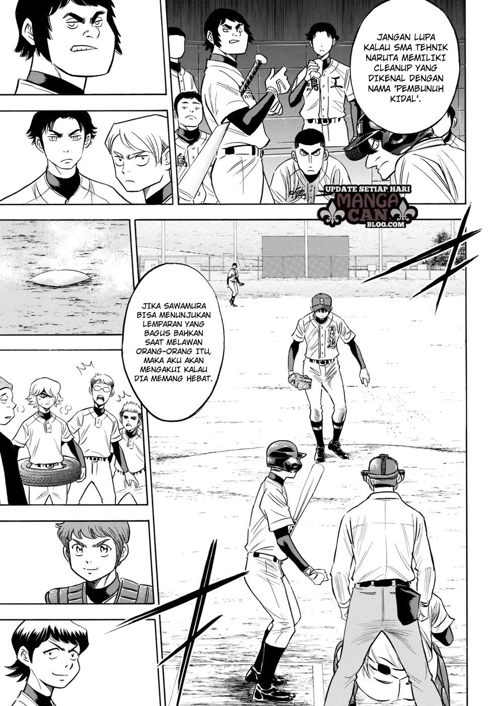 Diamond no Ace Act 2 — Chapter 83, halaman 19