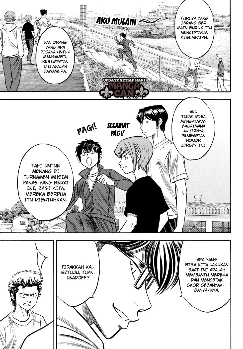 Diamond no Ace Act 2 — Chapter 80, halaman 9