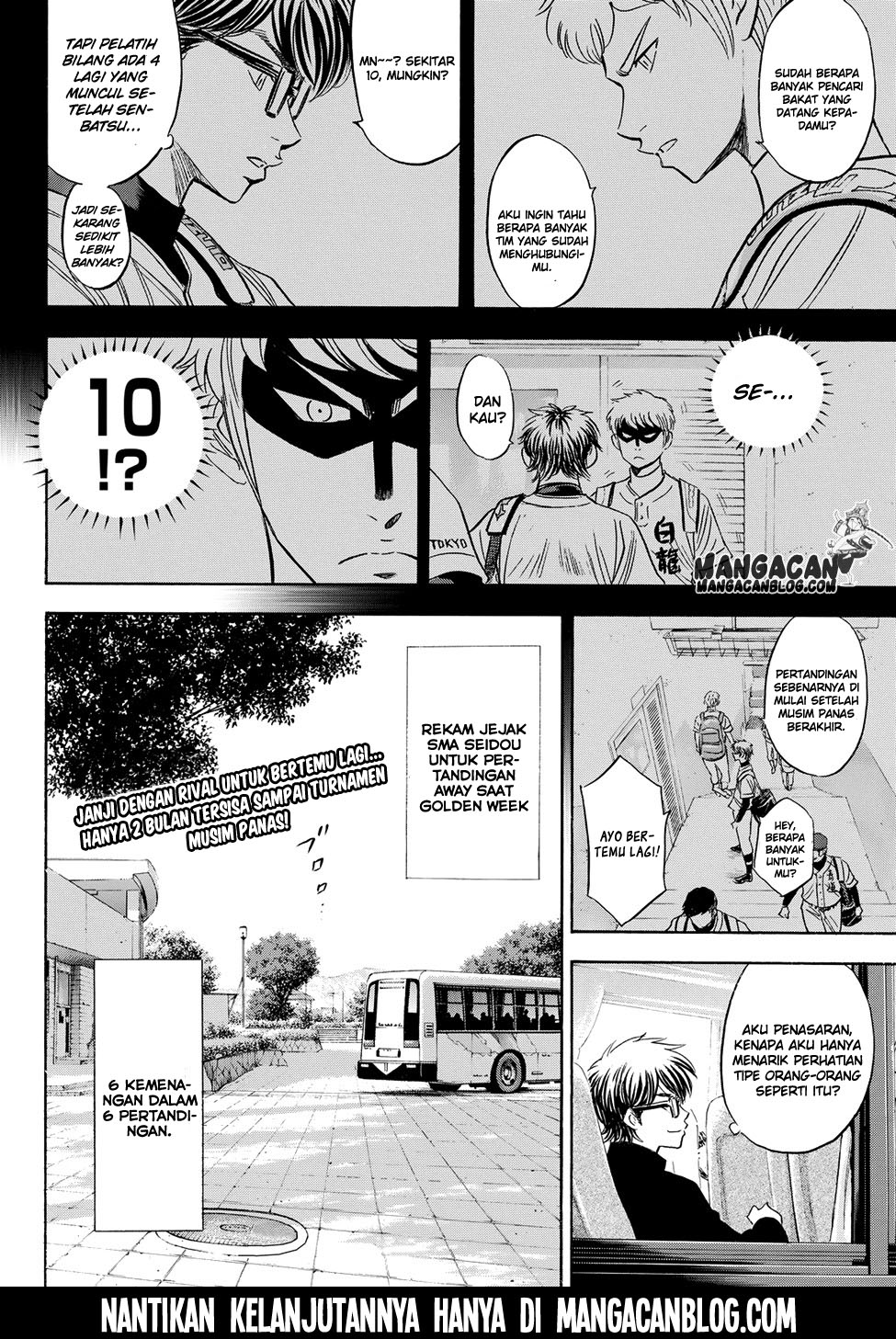 Diamond no Ace Act 2 — Chapter 76, halaman 20