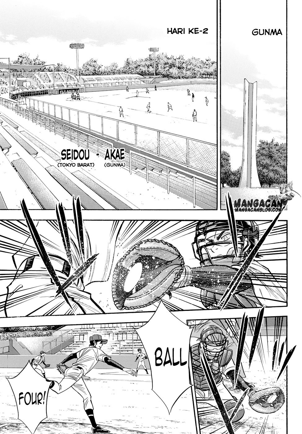 Diamond no Ace Act 2 — Chapter 76, halaman 7