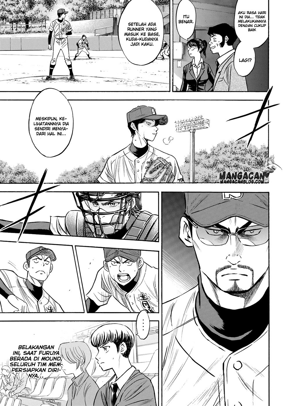 Diamond no Ace Act 2 — Chapter 76, halaman 9