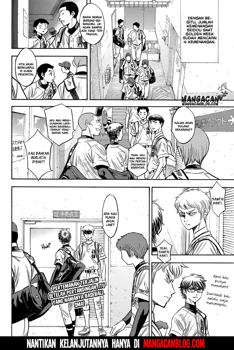 Diamond no Ace Act 2 — Chapter 75, halaman 20