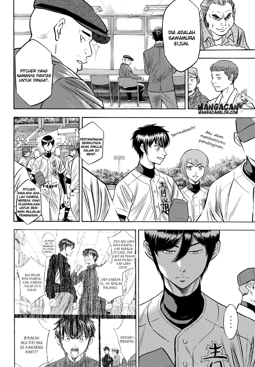 Diamond no Ace Act 2 — Chapter 75, halaman 8