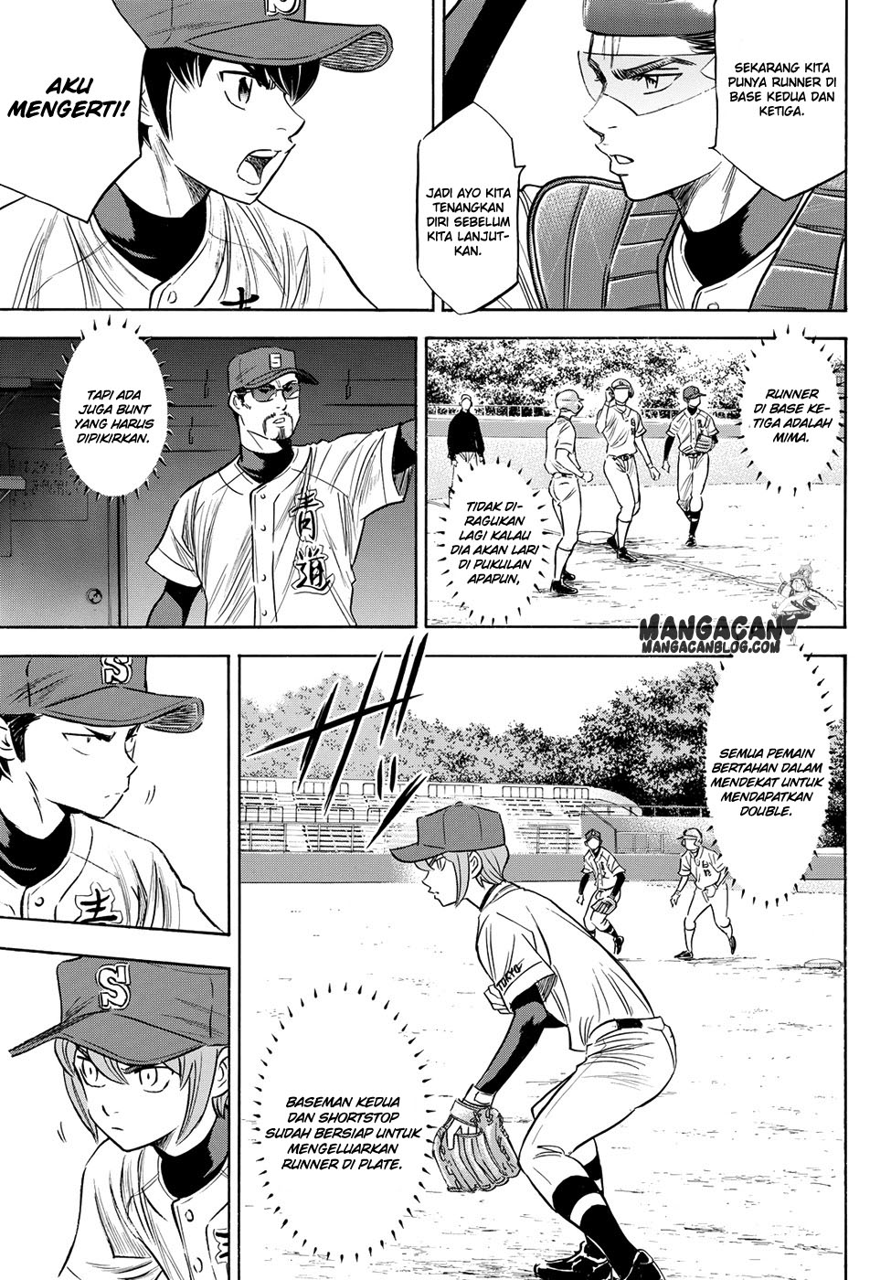 Diamond no Ace Act 2 — Chapter 73, halaman 12