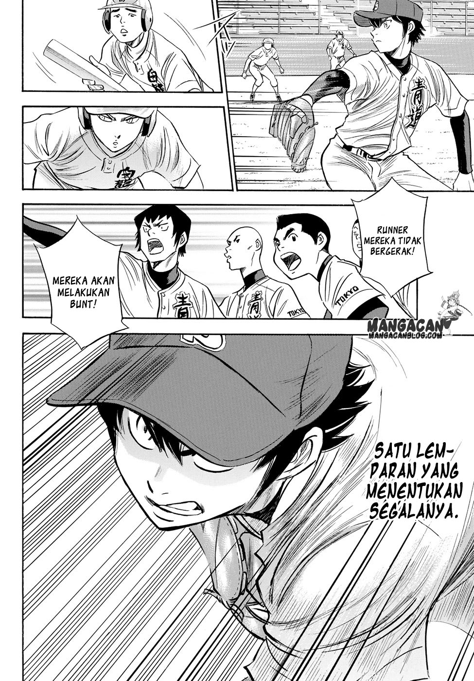 Diamond no Ace Act 2 — Chapter 73, halaman 15
