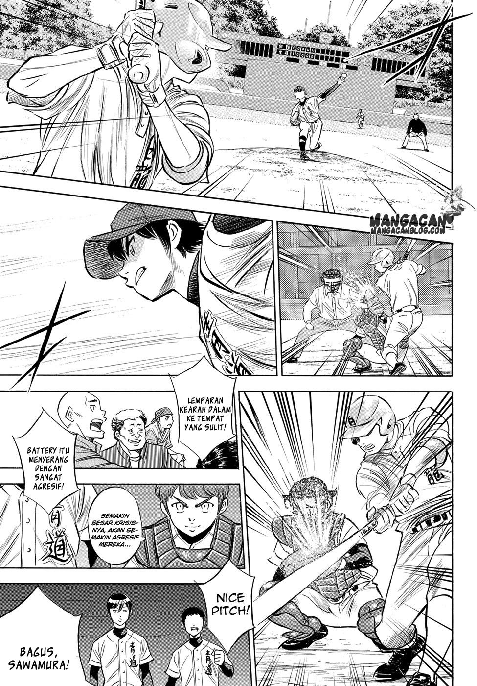 Diamond no Ace Act 2 — Chapter 73, halaman 18