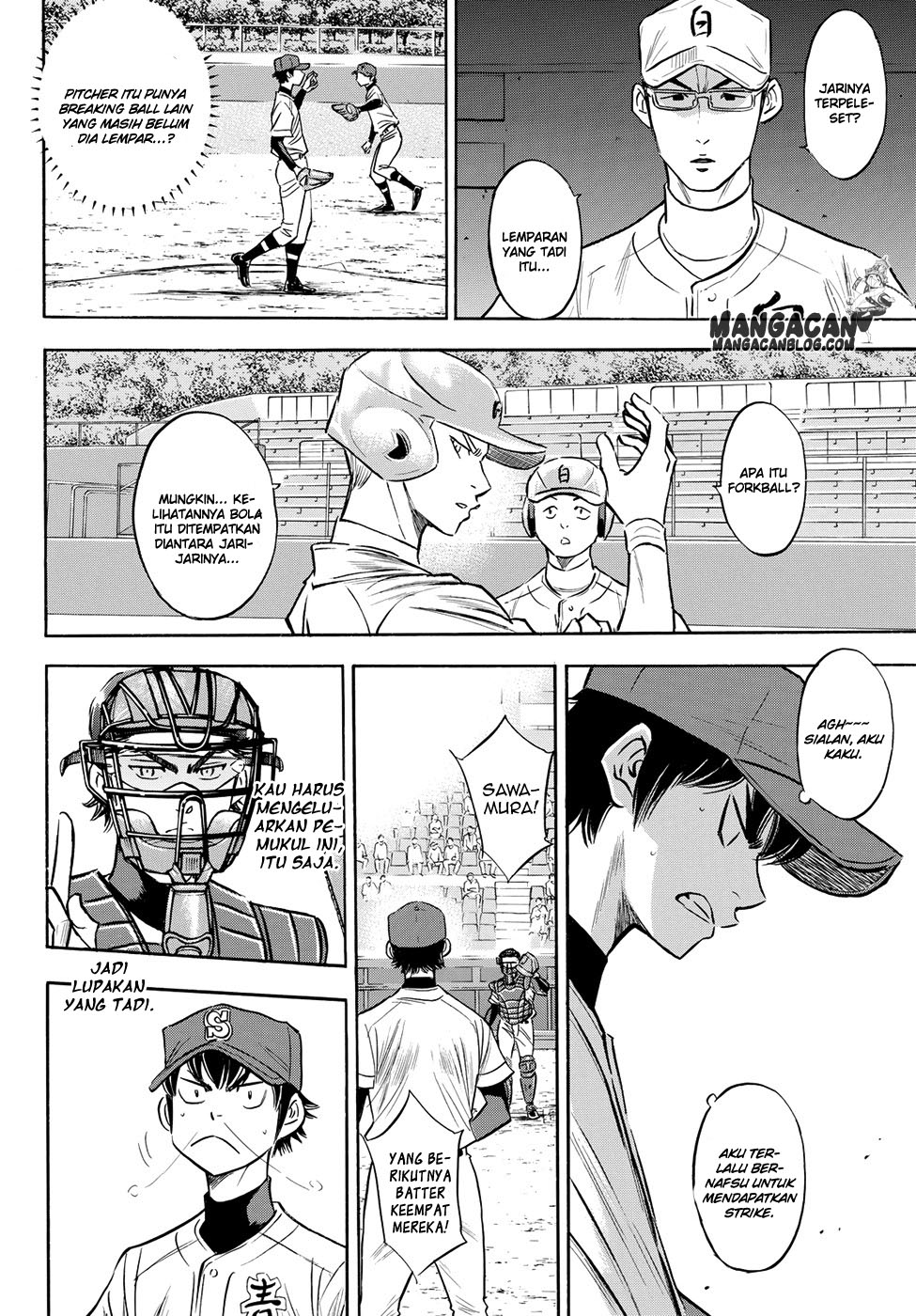Diamond no Ace Act 2 — Chapter 73, halaman 5