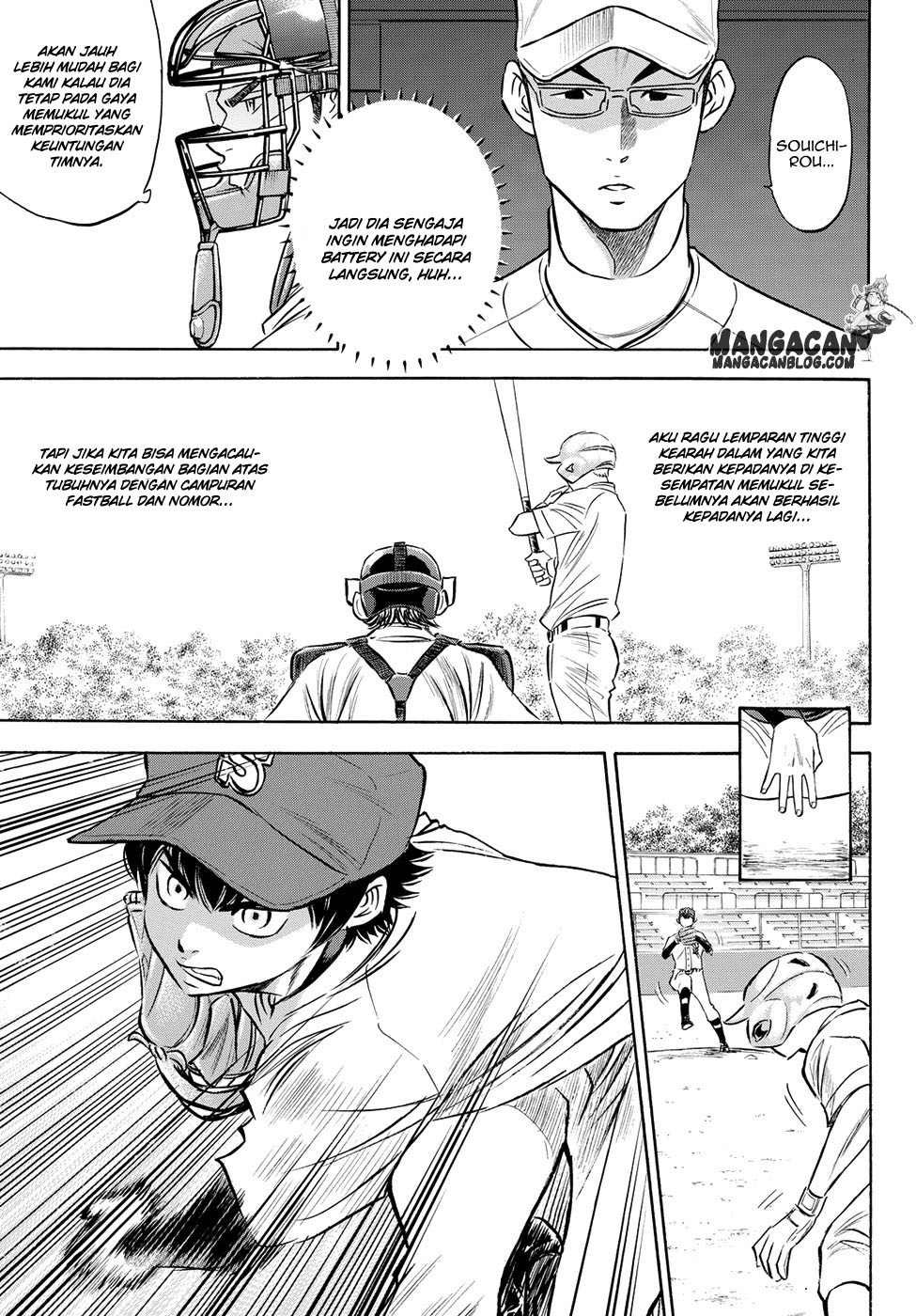 Diamond no Ace Act 2 — Chapter 72, halaman 11