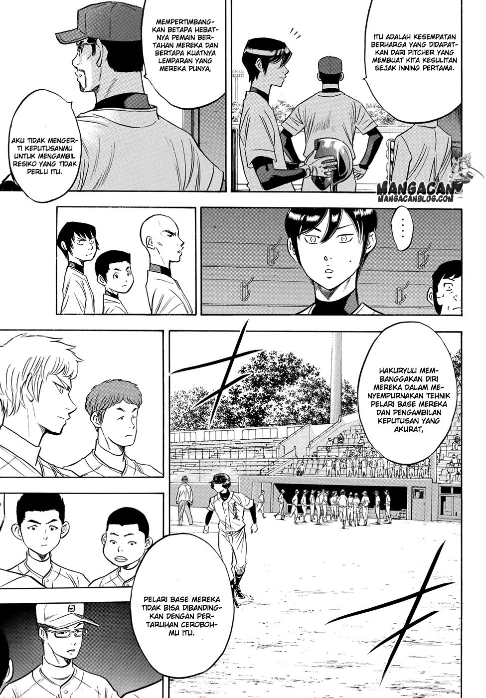 Diamond no Ace Act 2 — Chapter 71, halaman 11