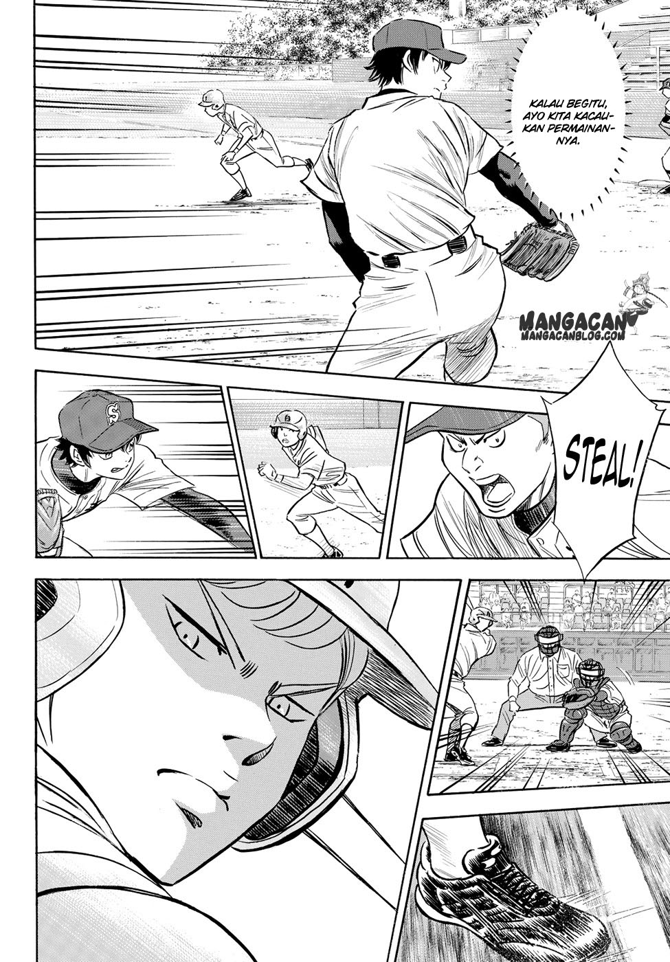 Diamond no Ace Act 2 — Chapter 67, halaman 10