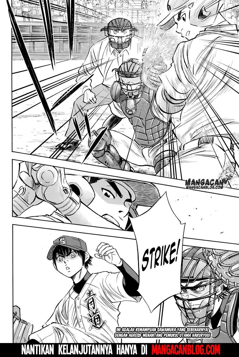 Diamond no Ace Act 2 — Chapter 67, halaman 19
