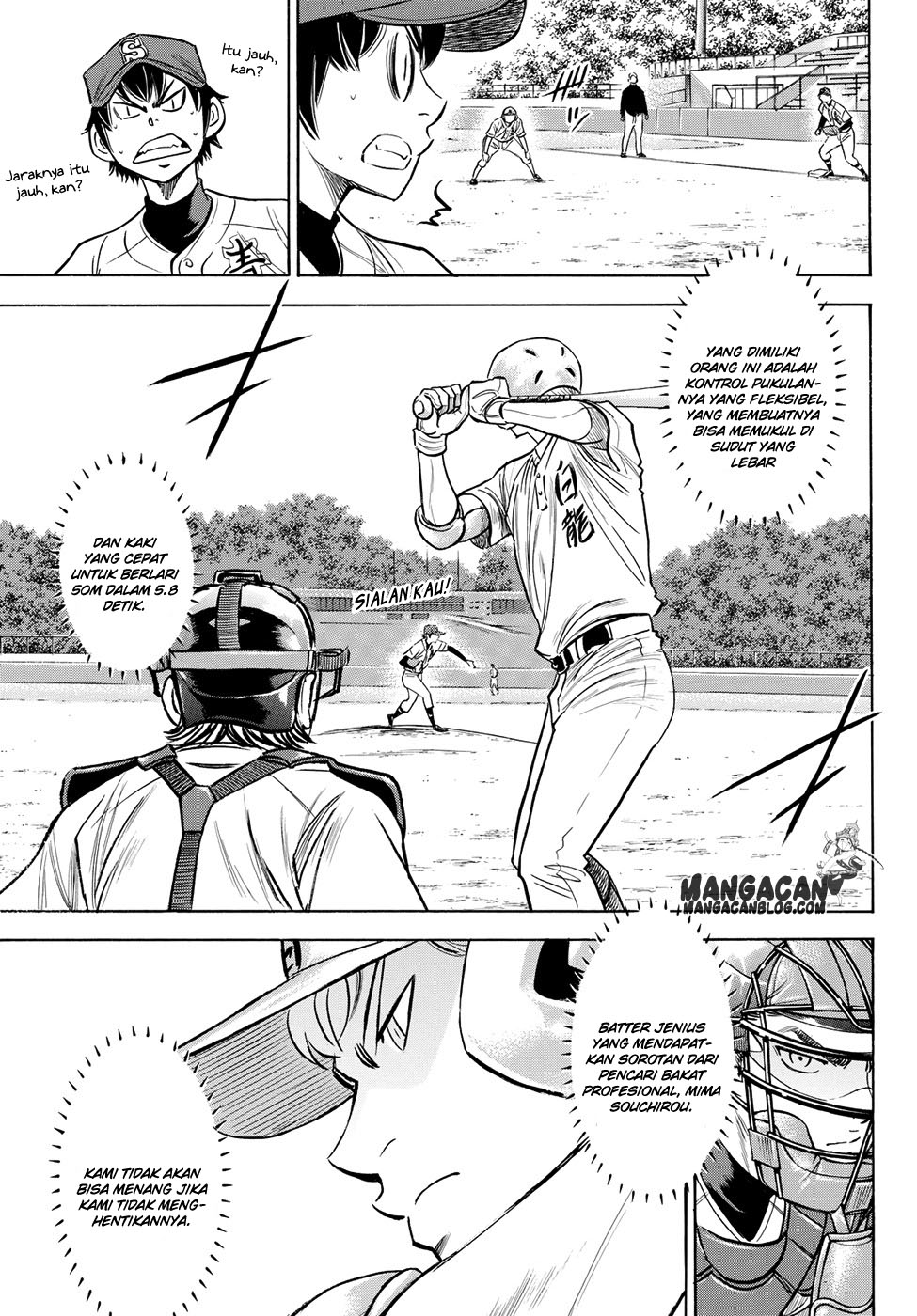 Diamond no Ace Act 2 — Chapter 67, halaman 7