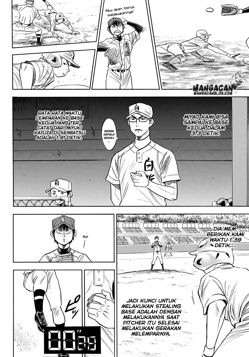 Diamond no Ace Act 2 — Chapter 67, halaman 8
